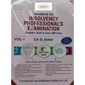 Padhuka's Handbook for Insolvency Professional's Examination 2022 by CA. G. Sekar [2 Volumes] by Commercial Law Publisher